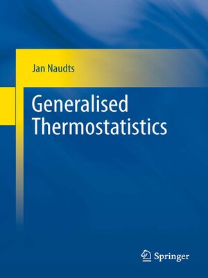 cover image of Generalised Thermostatistics